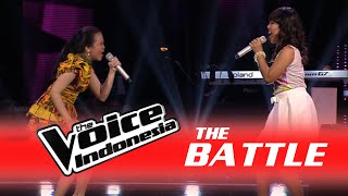 Fitri Novianty vs Moza Daegal quotWhos Loving Youquot  The Battle  The Voice Indonesia 2016 [upl. by Tati]