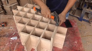 Build Wine Racks From Squares  Carpenters Smart Woodworking Tips  DIY [upl. by Rodolph876]