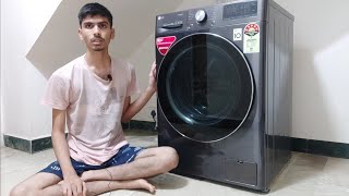 LG Front Load Fully Automatic 9kg Washing Machine FHV1409ZWB Demo [upl. by Nadoj]