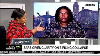 SARS gives clarity on efiling collapse [upl. by Benioff]