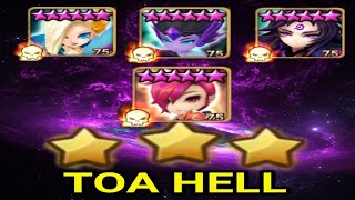 Summoners war Toa hell stage 1 to 4 [upl. by Garett773]