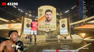 iShowSpeed Packs Messi amp Breaks Down Crying💀 [upl. by Nalyk]