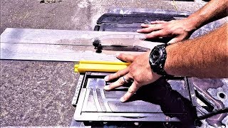 Testing the Cheapest Table Tile Saw on AMAZON [upl. by Hamon]