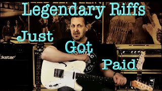 The Legendary Riff  Just Got Paid Lesson [upl. by Jariah]