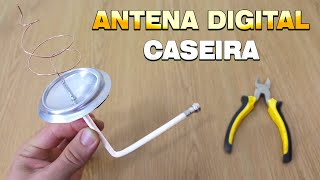 MINI ANTENA DIGITAL  Faça a sua [upl. by Brittne]