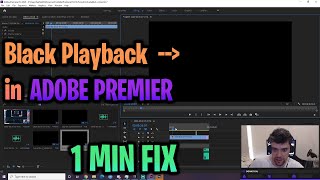 How to Fix BLACK PLAYBACK SCREEN Premiere Pro Blank Screen Premiere Pro CC [upl. by Atok819]