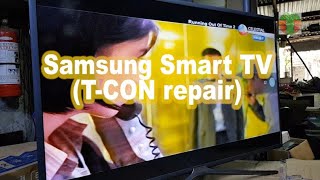 Samsung Smart TV TCON repair [upl. by Lanette429]