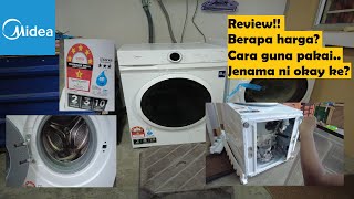 Unboxing Midea Front Loading Washing Machine Inverter MF100W85B [upl. by Richart873]