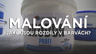 Malování  jaké jsou rozdíly v barvách [upl. by Enelym562]