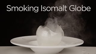 Blown Sugar  Isomalt Sphere Filled with Smoke [upl. by Zelda]