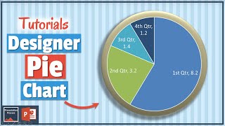 How to Create Designer Pie Chart in PowerPoint Visual Graphs Series [upl. by Hakvir]