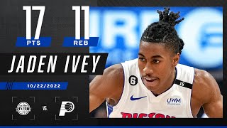 Jaden Ivey records FIRST career doubledouble 🙌 [upl. by Bryan]