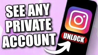 How to View PRIVATE Account on Instagram 2024 [upl. by Assirolc293]