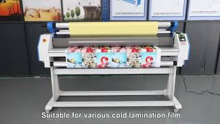 Automatic Lamination machine for vinyl  automatic hot and cold lamination machine with silicon [upl. by Idnic]