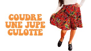 Jupe culotte très facile DIY  Dessins avec découpe et couture [upl. by Beatriz]