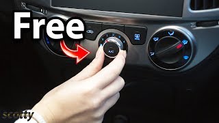 How to Fix Your Cars AC for Free  How Air Conditioning Works [upl. by Selle]