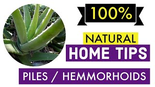 PILES  100  HOME TREATMENT TIPS [upl. by Adlig806]