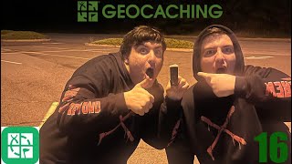 GEOCACHING ep 16 geocaching at night for the first time [upl. by Cobby]