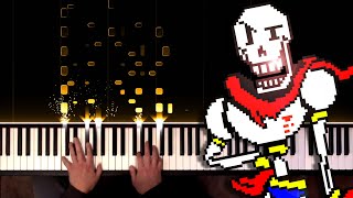 Undertale Bonetrousle Advanced Piano Toccata Variations [upl. by Friedrich]