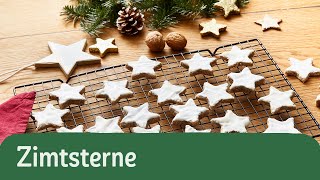 Zimtsterne – weihnachtliche Backrezepte 🎄  7 Zutaten  REWE Deine Küche [upl. by Krigsman508]