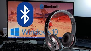 HOW TO Connect Bluetooth earphones TO Windows 10 PC [upl. by Merv]