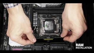 Ram installation on a X99 quad channel motherboard Crazy CPU Machine 410 [upl. by Tabbitha935]