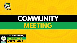 WATCH LIVE ANC Secretary General Fikile Mbalula addresses the community of Sondela in Rustenbe… [upl. by Tugman182]