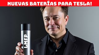 TESLA 4680 LMFP Llegan nuevas batería LitioFerrofosfato [upl. by Avla]