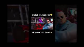 Brutus needs to take a chill pill 😭 fortnite fyp brutus [upl. by Annahpos]