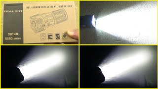 Imalent DDT40 Flashlight 4200LM Crazy Gadget Light on Acid [upl. by Aliam]