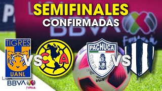 ✅️ ASI se JUGARAN las semifinales DE la LIGA mx FEMENIL CLAUSURA 2024 🔥🔥 [upl. by Ilsa585]