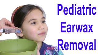 Pediatric Earwax Removal Using a Syringe Ear Flushing [upl. by Sullecram]