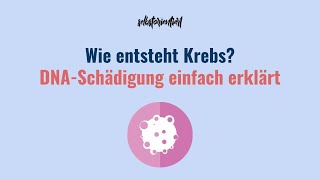 DNA Schädigung durch UVStrahlung  Wie entsteht Krebs Genmutationen  Mutationspfade  Genom [upl. by Regina]