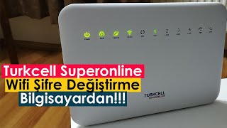 Turkcell Superonline Wifi Şifre Değiştirme  Bilgisayardan [upl. by Neeneg]