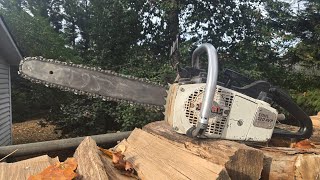 Stihl 020 AVP Electronic [upl. by Aruam]