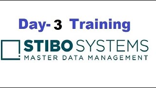 STIBO Training Master Data Management  STEP MDMTrainig day3PIM  StiboSystems mdm [upl. by Boyer62]