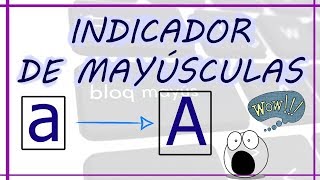 Cómo instalar un indicador de mayúsculas en tu PC [upl. by Naillil]