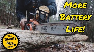 BLACK  DECKER Corded Pole chain saw Setting up amp Review [upl. by Tellford13]