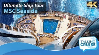 MSC Seaside  Ultimate Cruise Ship Tour [upl. by Horlacher]