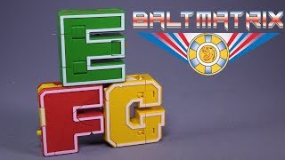 Mech Clan Transforming English Letters E F G [upl. by Yorztif]