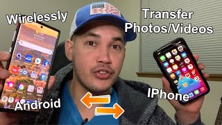 How To Transfer PhotosVideos From Android To iPhone vice versa EASILY  2021 [upl. by Reneta]