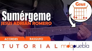 Sumérgeme  Cansado del camino JAR Tutorial guitarra acordes rasgueo [upl. by Nosnev342]