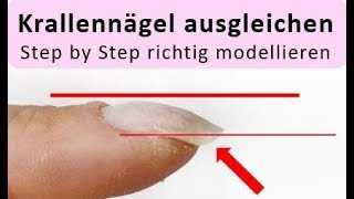 Gelnägel  Krallennägel perfekt modellieren [upl. by Eltsyrk]