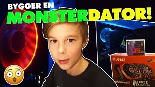 BYGGER EN NY MONSTERDATOR  Crash Brothers Gaming [upl. by Nylehtak731]