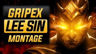 Gripex quotLee Sin Mainquot Montage Best Lee Sin Plays  League Of Legends [upl. by Darken917]