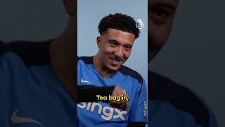 Jadon Sancho Reveals His SECRET Tea Making Technique [upl. by Jemena721]