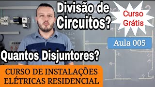 Como Dividir os Circuitos na Instalação Quantos disjuntores [upl. by Grounds]