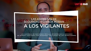 LAS EMPRESAS DE SEGURIDAD PRIVADA ROBAN A LOS VIGILANTES CON LOS COMPUTOS DE JORNADA [upl. by Loris]