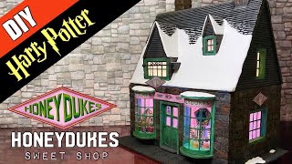 ⚡️Harry Potter DIY Honeydukes Sweet Shop  DIORAMA  Exterior [upl. by Aivull30]