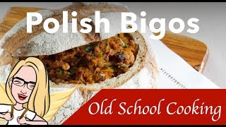 Polish Bigos Recipe  Traditional Polish Hunters Stew  One pot recipe [upl. by Loriner913]